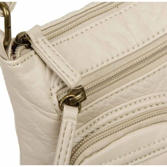 Ampere Creations Bethany Womens Crossbody Taupe NWT in packaging - Picture 6 of 9